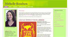 Desktop Screenshot of michelleknudsen.com